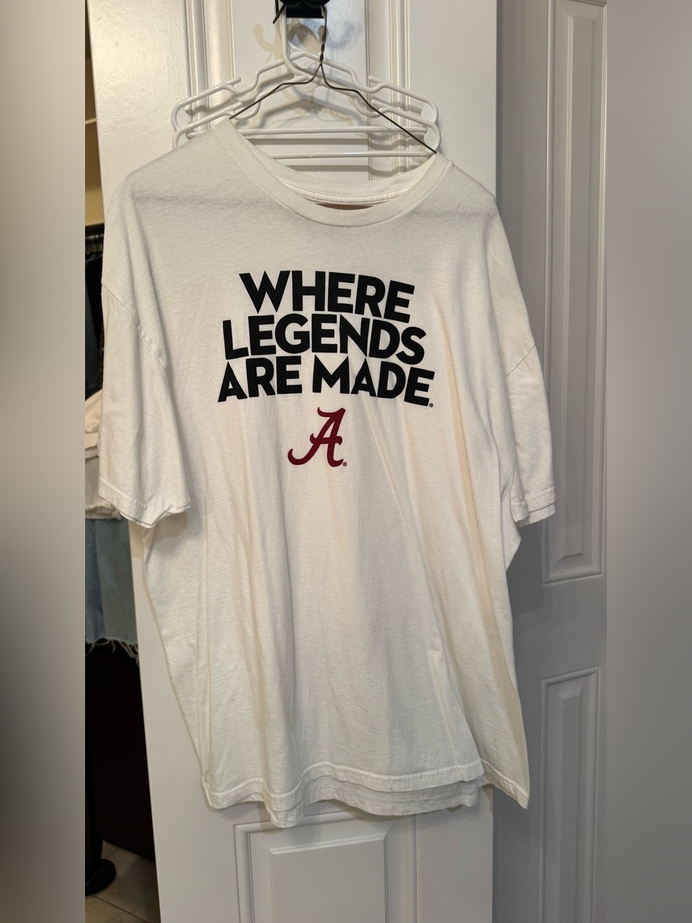 University of Alabama “Where Legends are Made” Varsity T-Shirt Size XXL